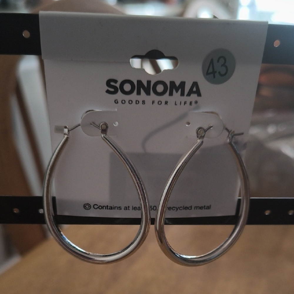 Sonoma Silver Teardrop Earrings
